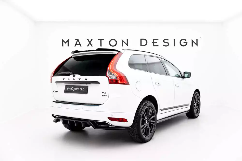 Rear Splitter (With Vertical Bars) Volvo Xc60 Mk1 Facelift