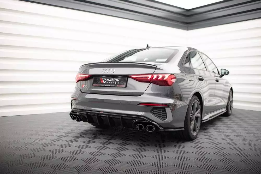 Rear Valance + Exhaust Ends Imitation Audi A3 S-line Sedan 8y