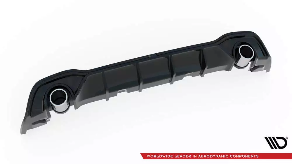 Rear Valance + Exhaust Ends Imitation Volkswagen Golf Gte / R-line Mk8 / Mk8 Facelift - Image 7