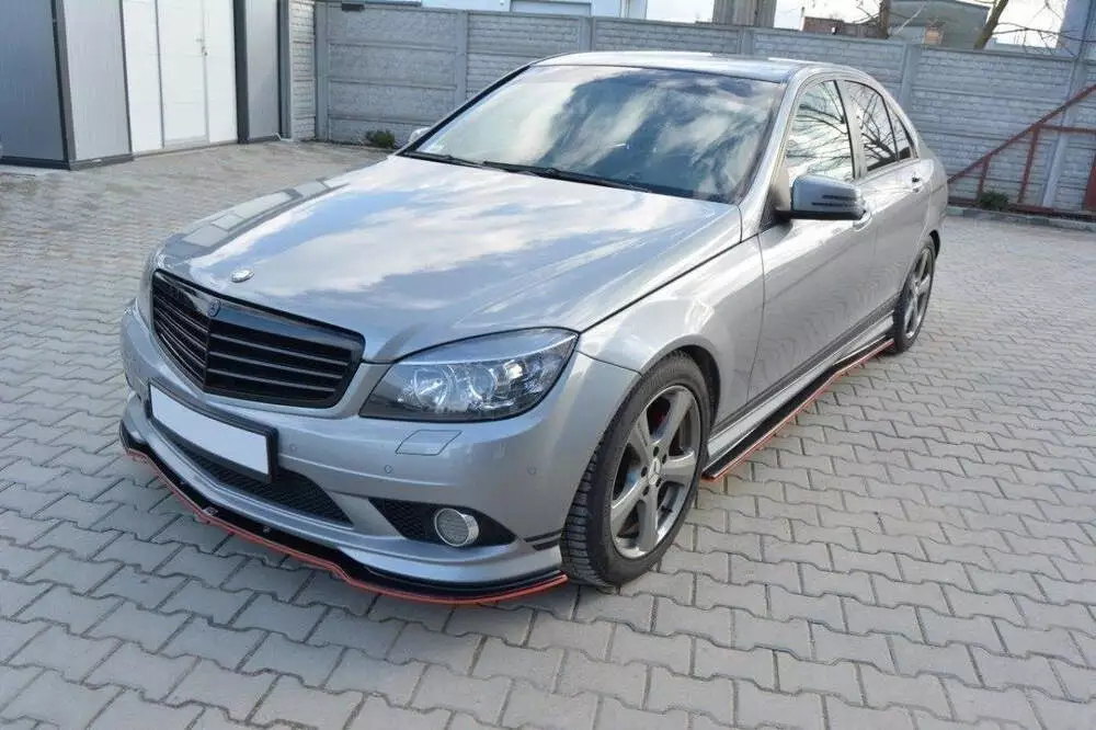 Side Skirts Diffusers Mercedes-benz C Sedan / Estate Amg-line W204 / S204 - Image 4