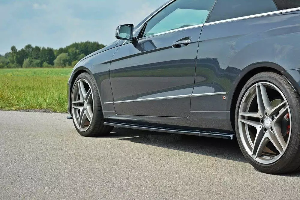 Side Skirts Diffusers Mercedes - Benz E Coupe / Cabrio C207 Facelift / A207 Facelit - Image 2