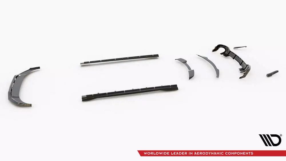 Set Of Prepreg Carbon Splitters Audi Rsq8 Mk1