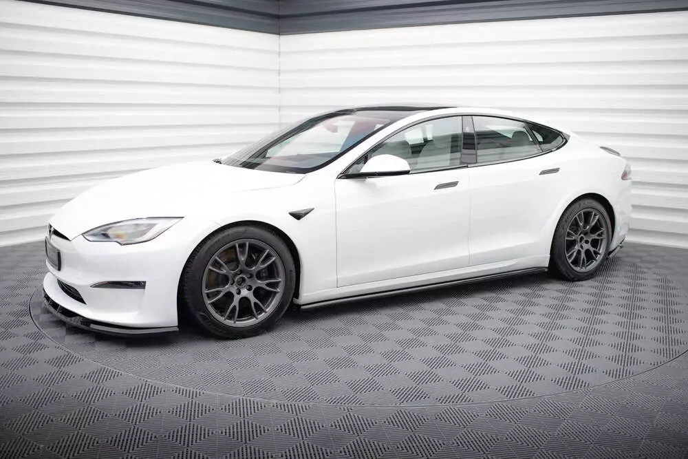 Set Of Splitters Tesla Model S Plaid Mk1 Facelift