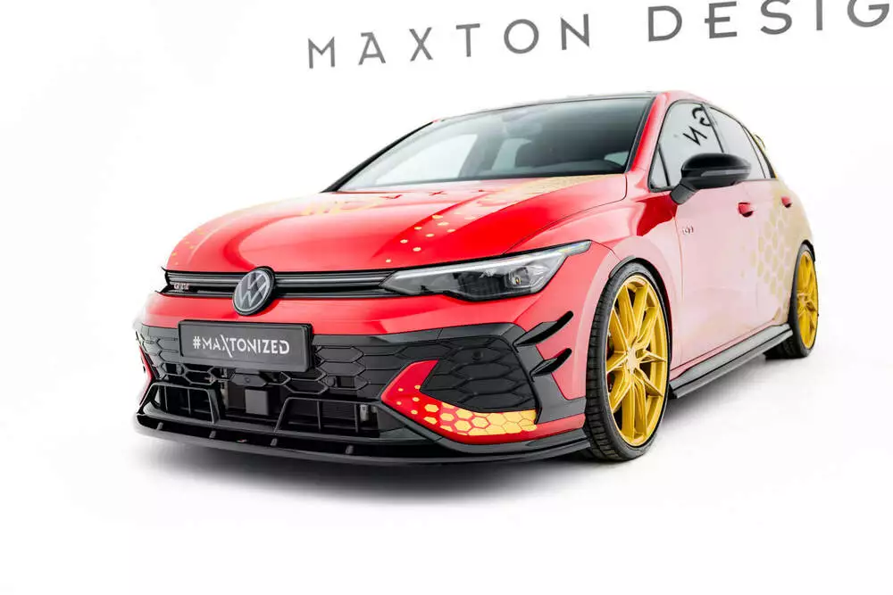 Set Of Splitters V.2 Volkswagen Golf Gti Clubsport Mk8 Facelift - Image 4