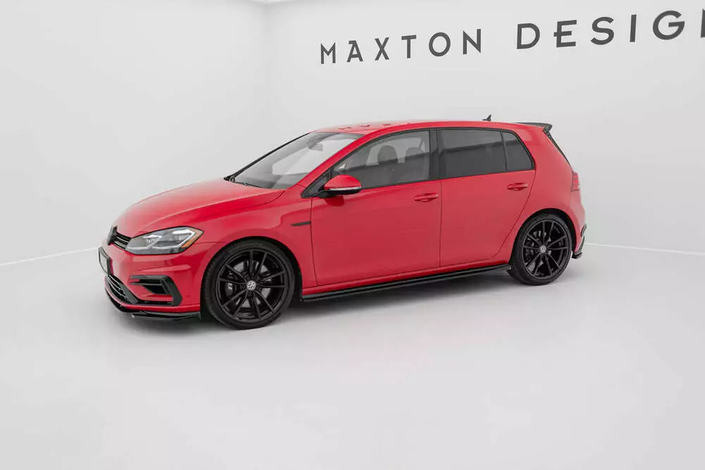 Set Of Splitters V.2 Volkswagen Golf R Hatchback Mk7 Facelift
