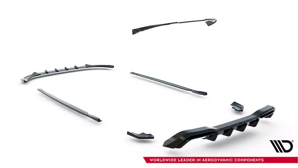 Set Of Splitters V.5 Volkswagen Golf R Mk8 Facelift - Image 15
