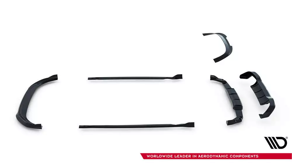 Set Of Splitters V.6 Volkswagen Golf R Mk8 Facelift - Image 28