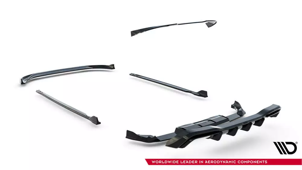 Set Of Splitters V.6 Volkswagen Golf R Mk8 Facelift - Image 30