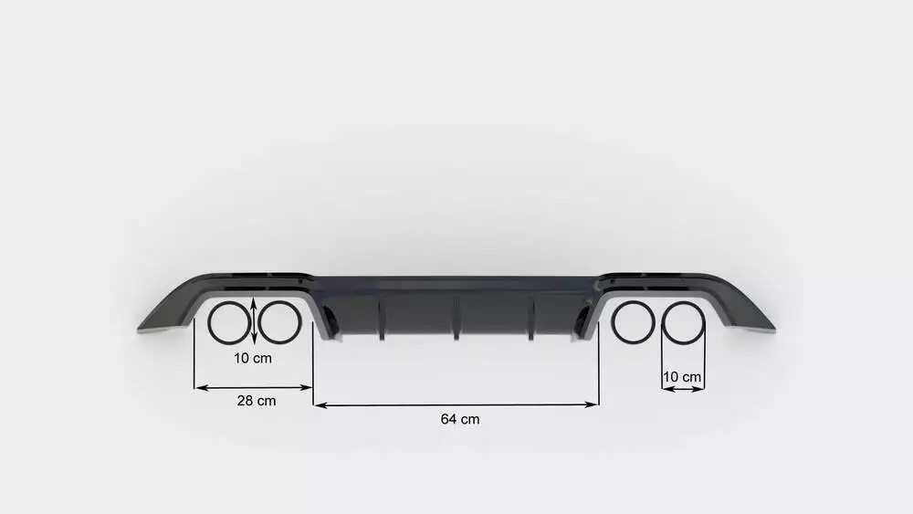 Set Of Splitters Volkswagen Golf R Hatchback Mk7 - Image 18