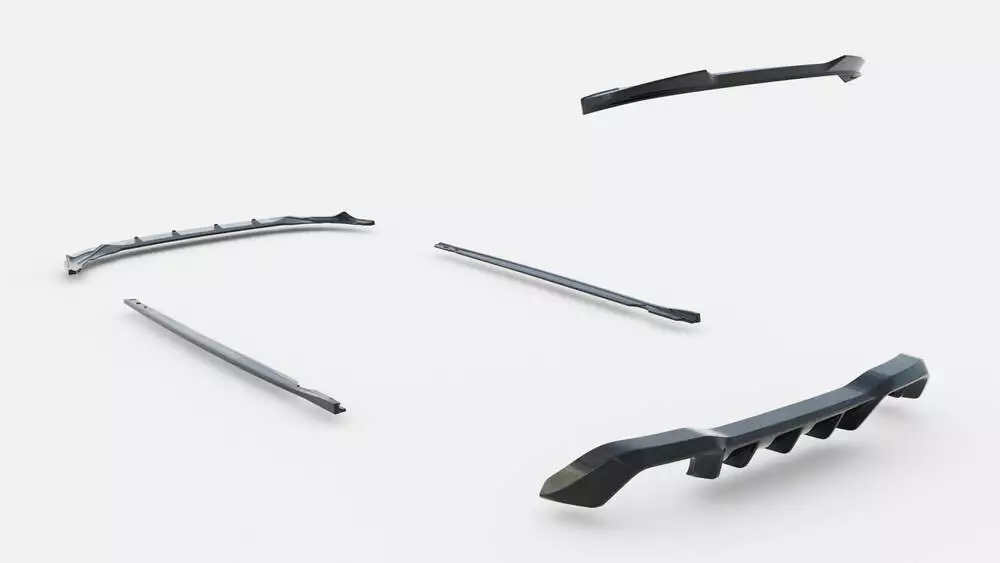 Set Of Splitters Volkswagen Golf R Mk8 - Image 15