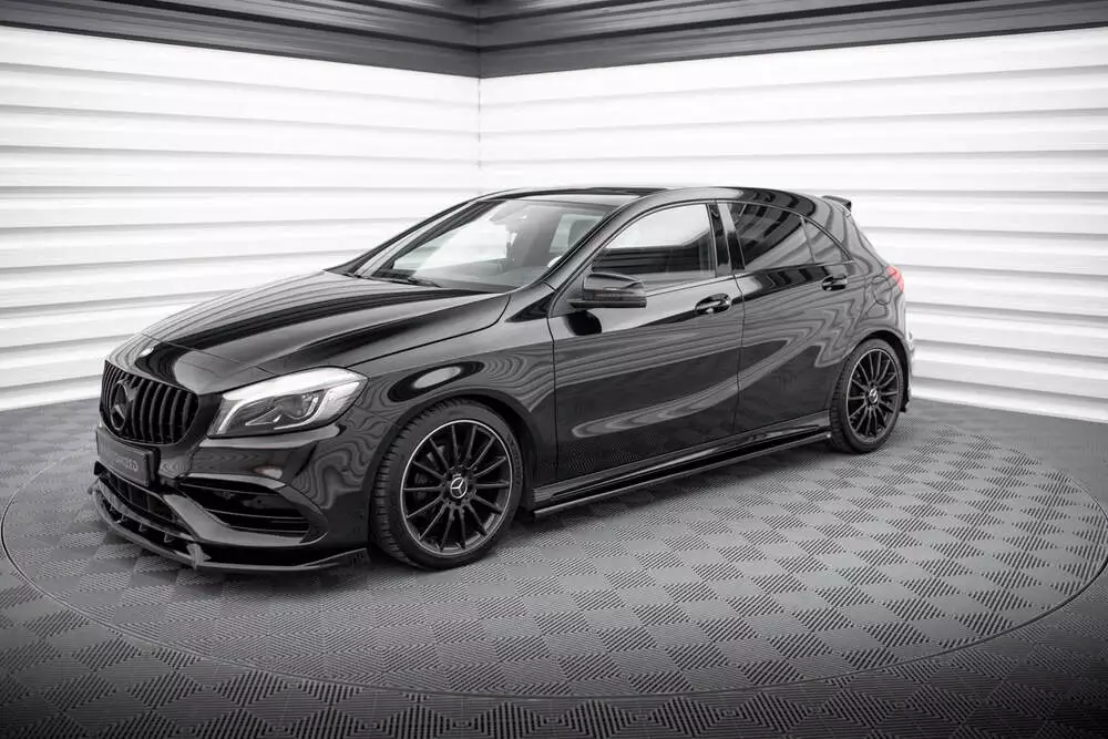 Side Skirts Diffusers Mercedes-benz A Amg-line W176 Facelif - Image 2