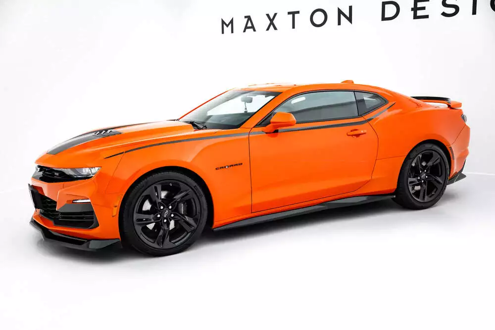 Side Skirts Diffusers V.1 Chevrolet Camaro Ss Mk6 Facelift - Image 2