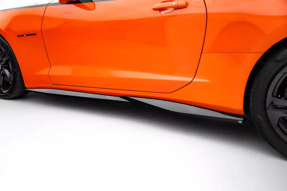 Side Skirts Diffusers V.1 Chevrolet Camaro Ss Mk6 Facelift - Image 3