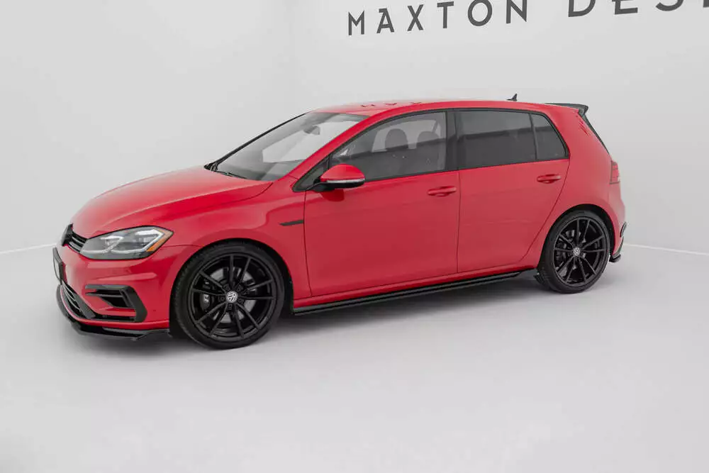 Side Skirts Diffusers V.1 Volkswagen Golf R / R-line Mk7 Facelift - Image 2