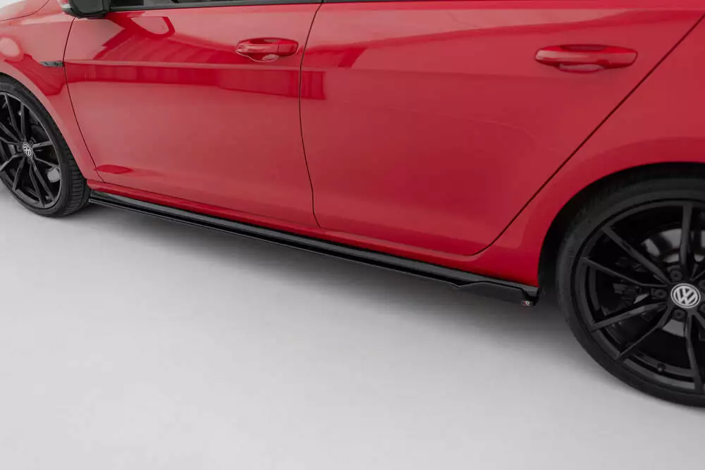 Side Skirts Diffusers V.1 Volkswagen Golf R / R-line Mk7 Facelift - Image 3