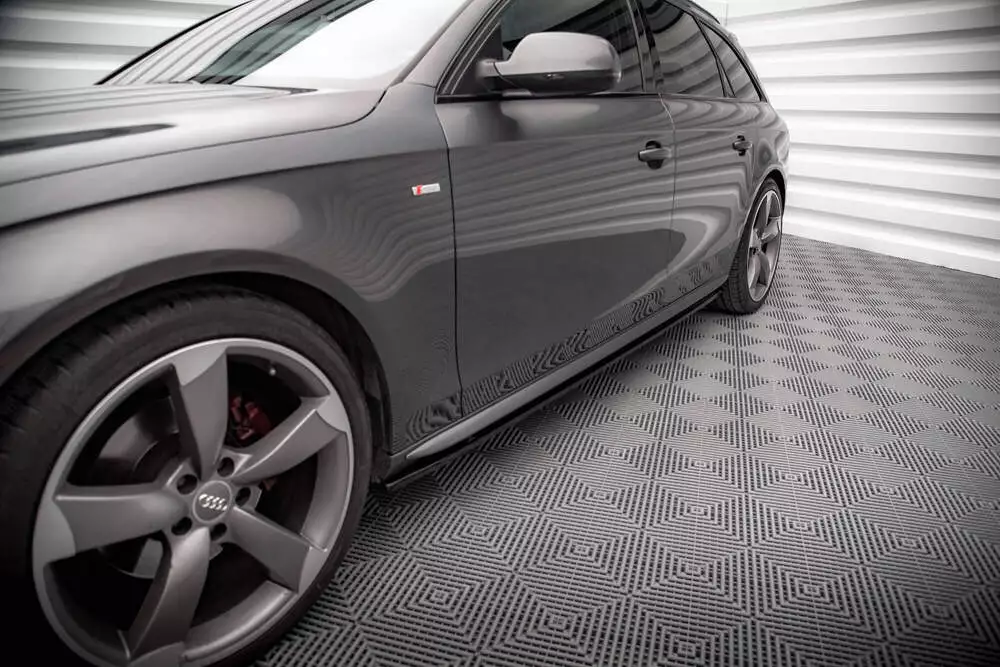 Side Skirts Diffusers V.2 Audi A4 / A4 S-line / S4 B8