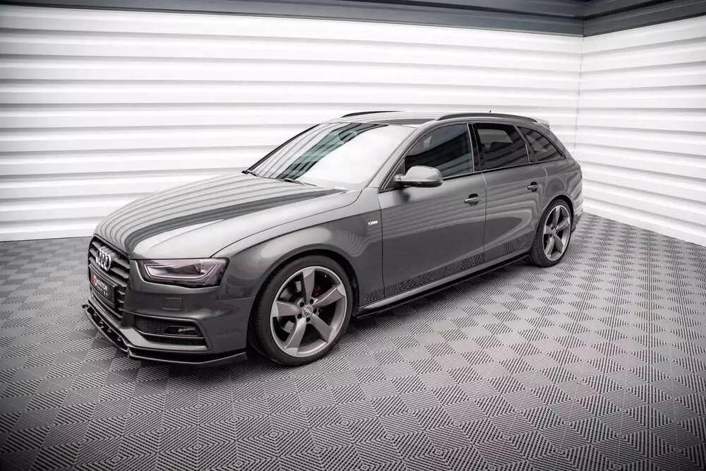 Side Skirts Diffusers V.2 Audi A4 / A4 S-line / S4 B8 - Image 3