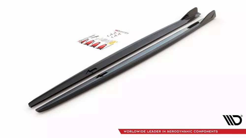 Side Skirts Diffusers V.2 Bmw 2 Gran Coupe M-pack / M235i F44 - Image 4
