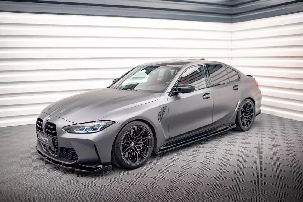 Side Skirts Diffusers V.2 Bmw M3 Sedan / Touring G80 / G81 - Image 2
