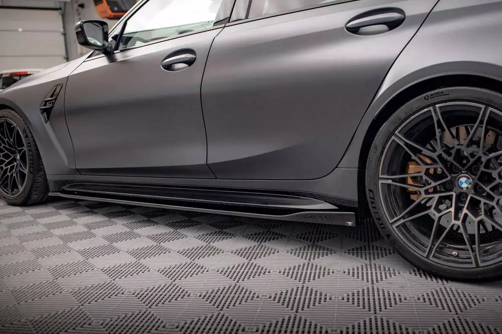 Side Skirts Diffusers V.2 Bmw M3 Sedan / Touring G80 / G81 - Image 3