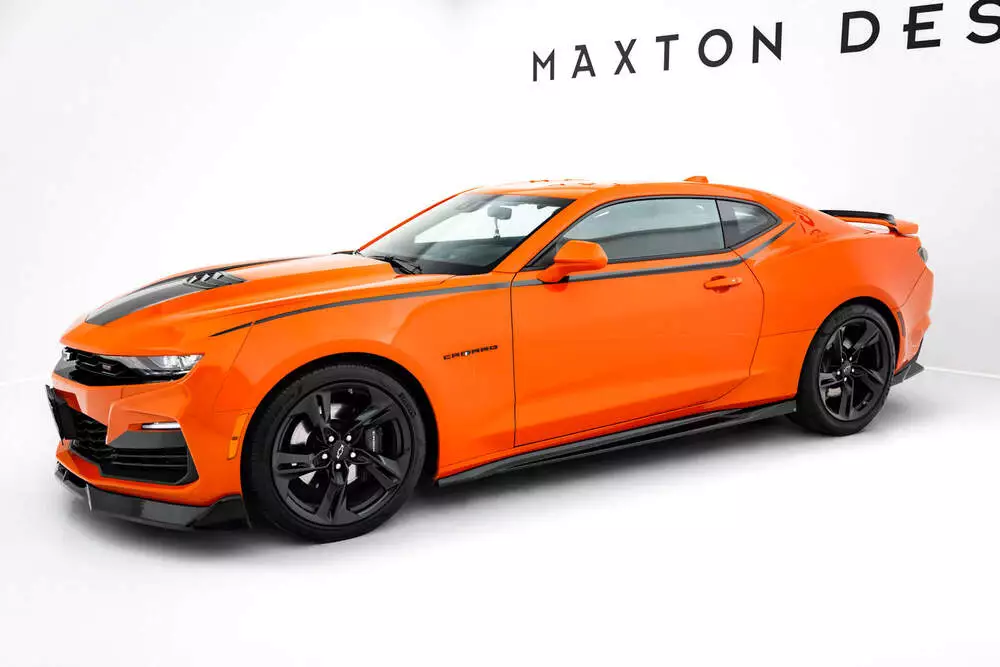 Side Skirts Diffusers V.2 Chevrolet Camaro Ss Mk6 Facelift - Image 2