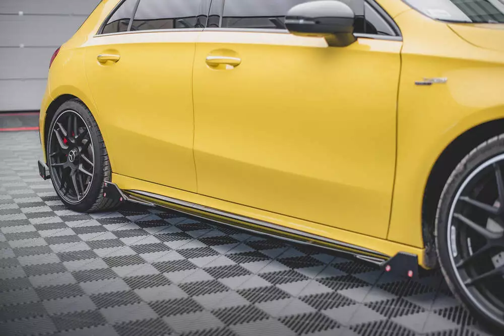 Side Skirts Diffusers V.2 + Flaps Mercedes-amg A45 S