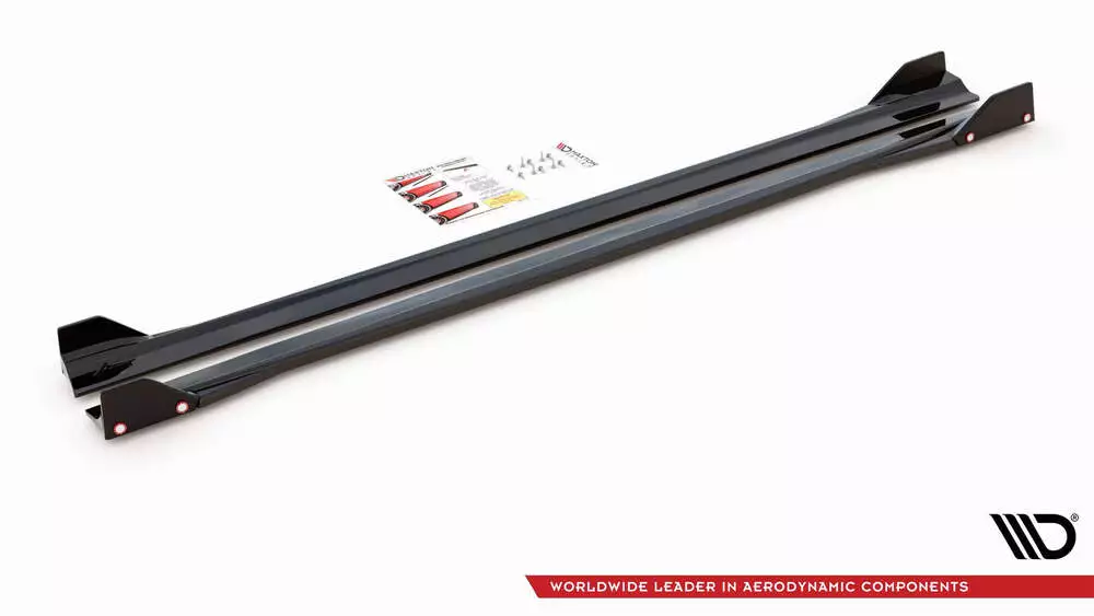 Side Skirts Diffusers V.2 + Flaps Mercedes-amg A45 S - Image 3