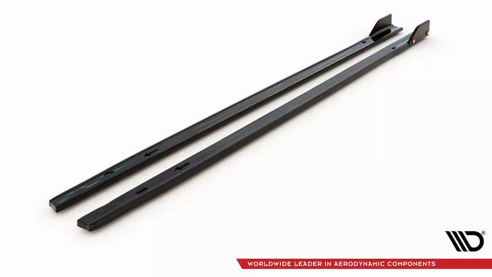 Side Skirts Diffusers V.2 + Flaps Volkswagen Golf Gti / Gte / Gti Clubsport / Gtd / R-line Mk8 - Image 9