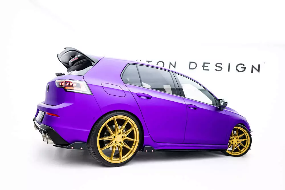 Side Skirts Diffusers V.2 + Flaps Volkswagen Golf R Mk8 Facelift - Image 4