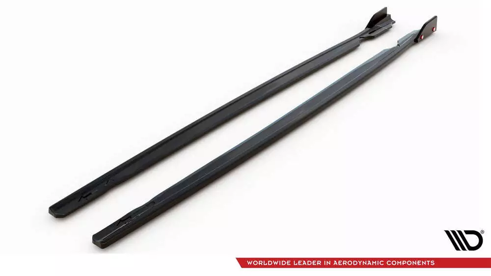 Side Skirts Diffusers V.2 + Flaps Volkswagen Golf R Mk8 Facelift - Image 5