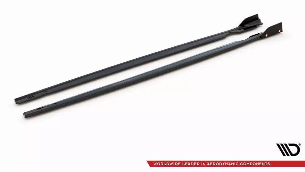 Side Skirts Diffusers V.2 + Flaps Volkswagen Golf R Mk8 Facelift - Image 6