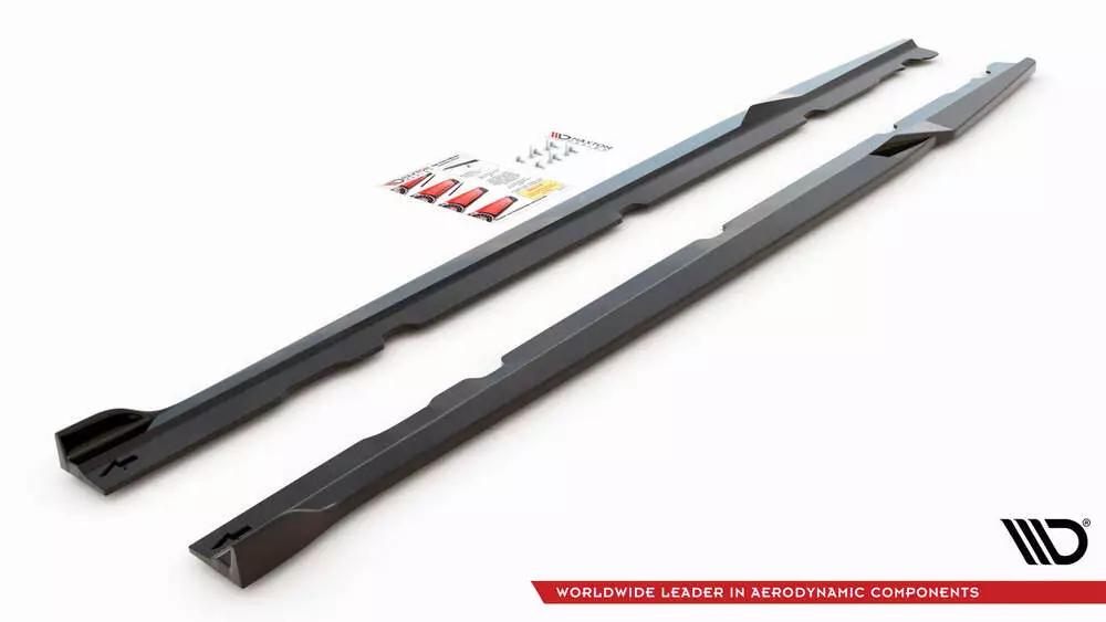 Side Skirts Diffusers V.2 Mercedes-amg C 63amg Coupe C205 Facelift - Image 4
