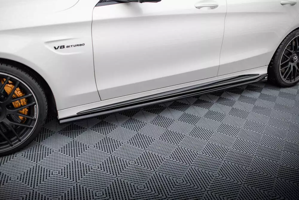 Side Skirts Diffusers V.2 Mercedes-amg C63 Sedan / Estate W205 / S205