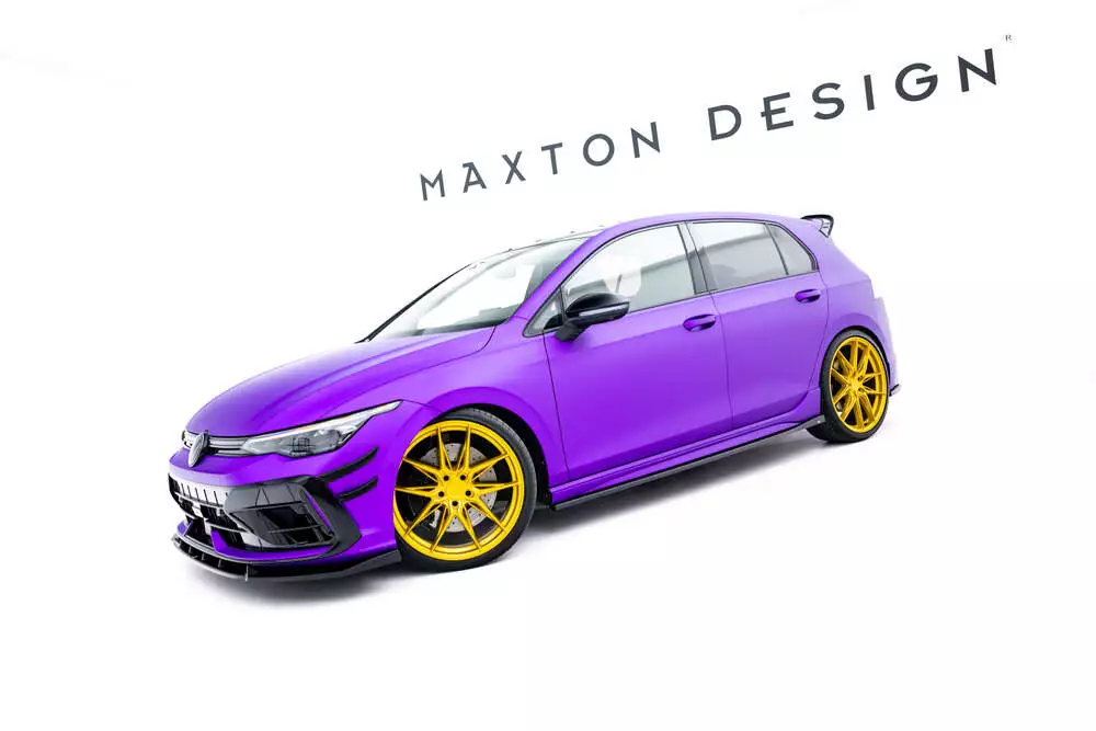Side Skirts Diffusers V.2 Volkswagen Golf R Mk8 Facelift - Image 2