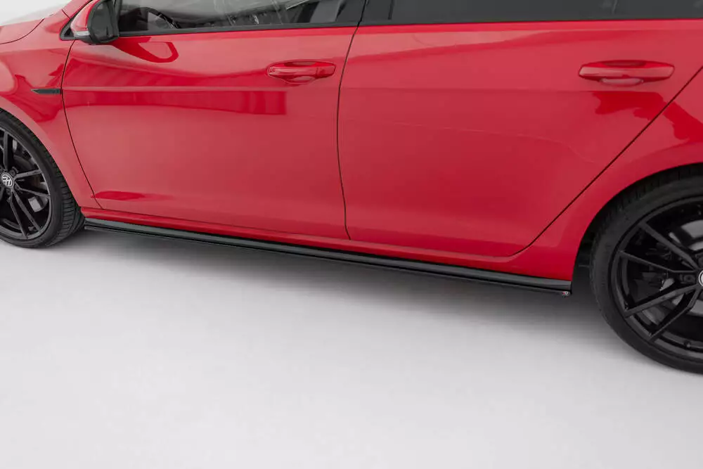 Side Skirts Diffusers V.2 Volkswagen Golf R / R-line Mk7 Facelift - Image 2