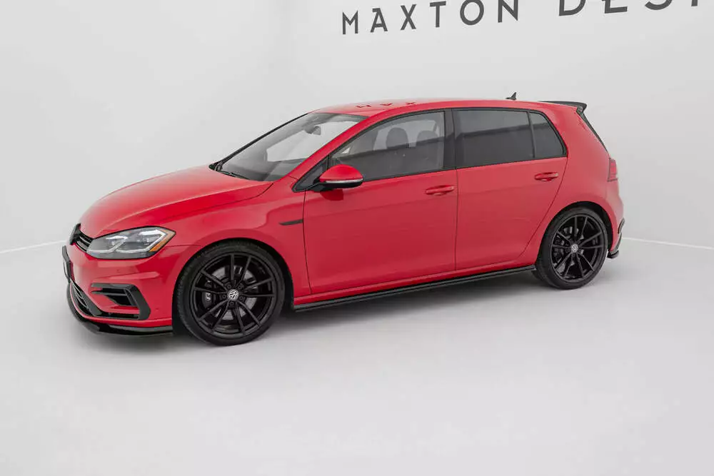 Side Skirts Diffusers V.2 Volkswagen Golf R / R-line Mk7 Facelift - Image 3