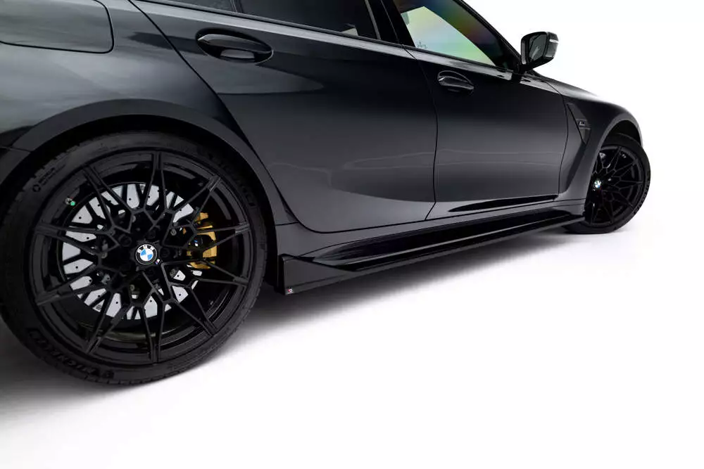 Side Skirts Diffusers V.3 Csl Look Bmw M3 Sedan / Touring G80 / G81 - Image 4