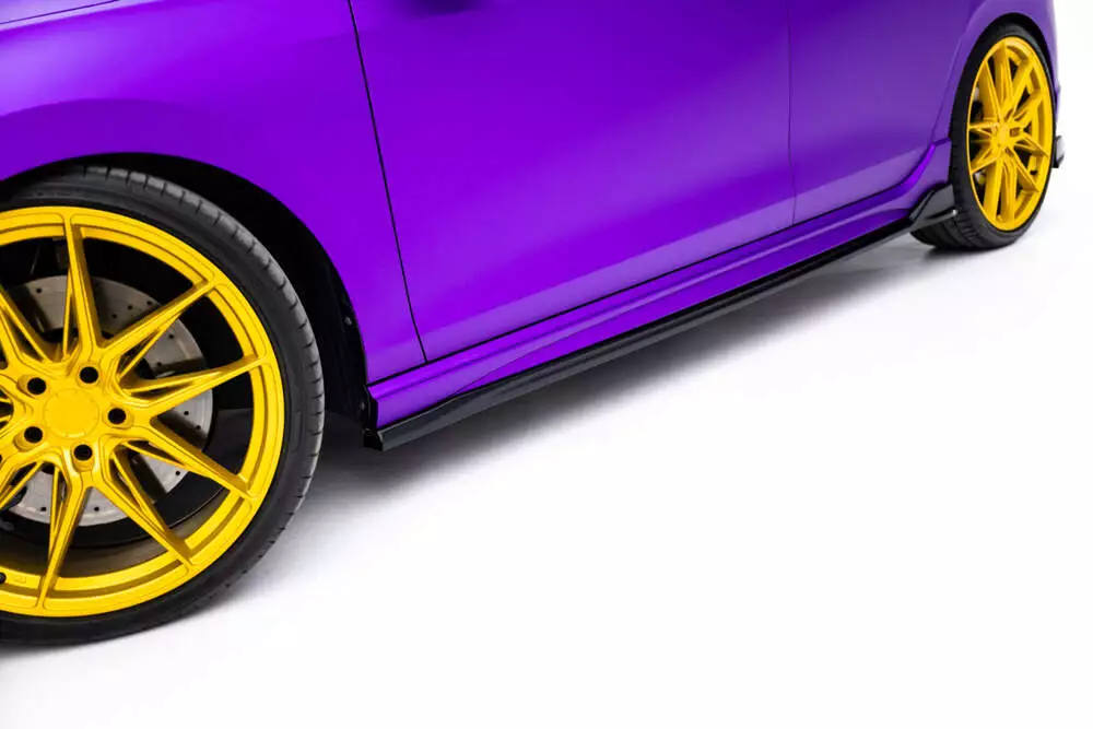 Side Skirts Diffusers V.4 Volkswagen Golf R Mk8 / Mk8 Facelift