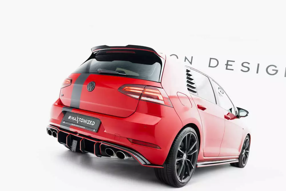 Spoiler Cap V.3 Volkswagen Golf 7 / 7 Facelift R / R-line / Gti - Image 2