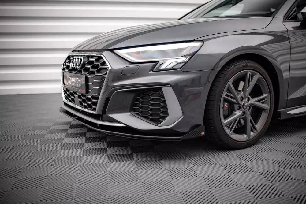 Street Pro Front Splitter + Flaps Audi S3 / A3 S-line 8y - Image 2