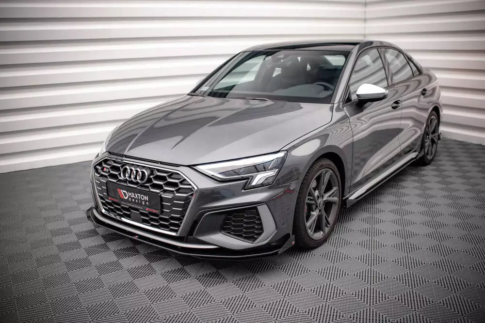 Street Pro Front Splitter + Flaps Audi S3 / A3 S-line 8y - Image 4