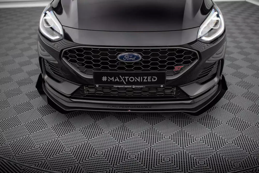 Street Pro Front Splitter + Flaps Ford Fiesta St Mk8 Facelift - Image 4
