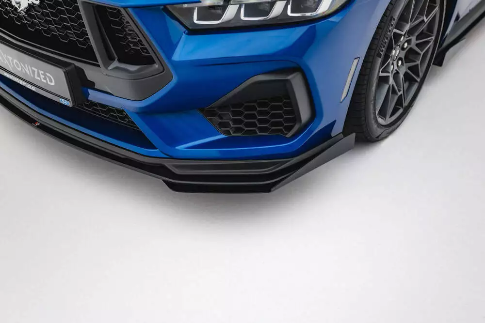 Street Pro Front Splitter + Flaps Ford Mustang Gt Mk7 - Image 4
