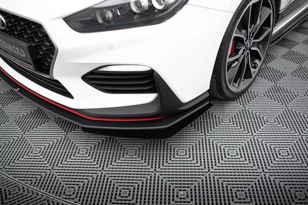 Street Pro Front Splitter + Flaps Hyundai I30 N Mk3 Hatchback / Fastback - Image 4