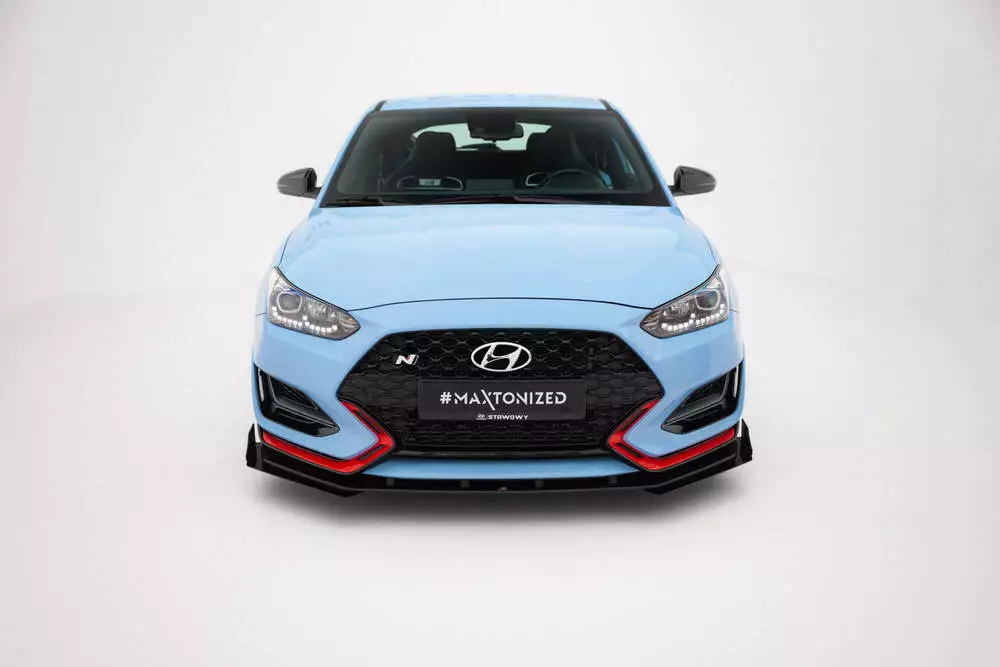 Street Pro Front Splitter + Flaps Hyundai Veloster N Mk2 - Image 3
