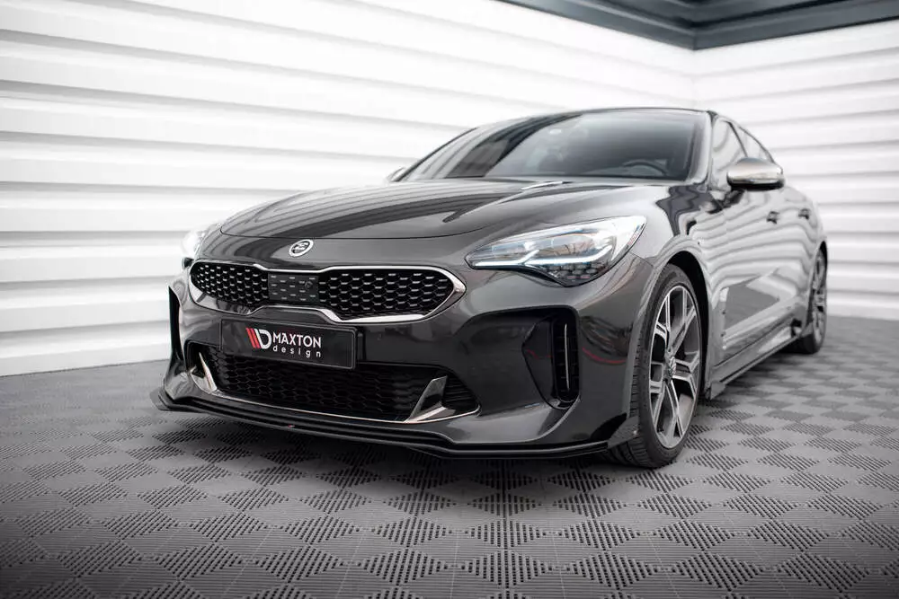 Street Pro Front Splitter + Flaps Kia Stinger Gt / Gt-line / Standard Mk1