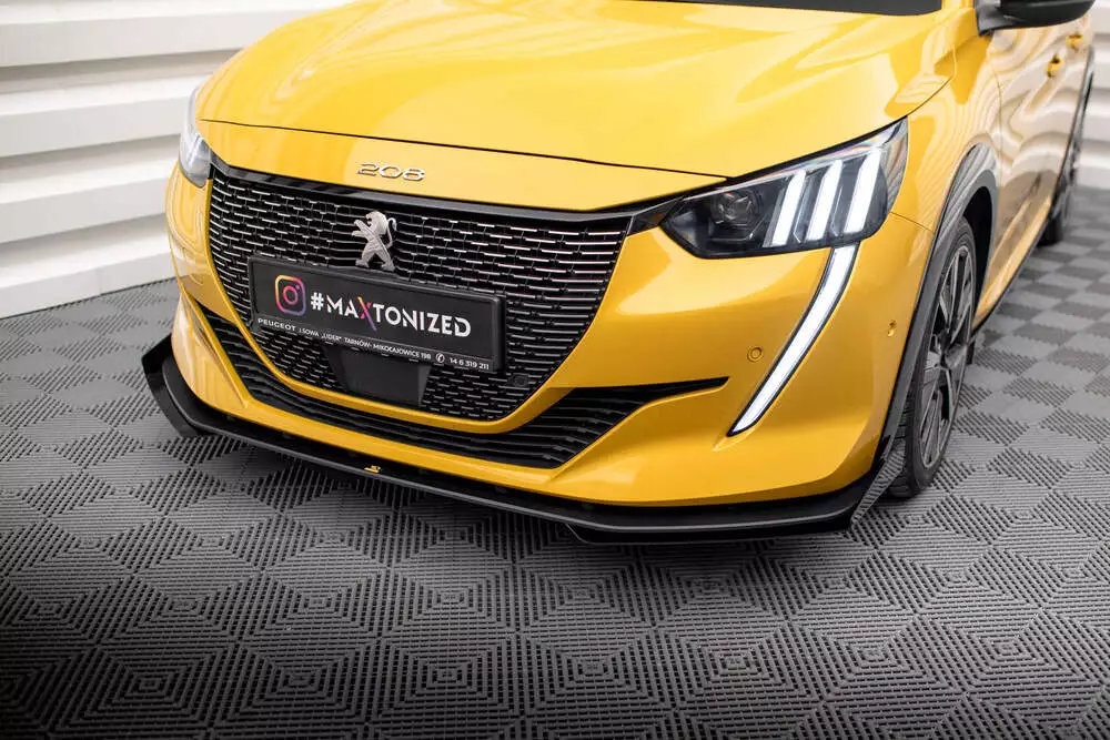 Street Pro Front Splitter + Flaps Peugeot 208 Gt Mk2 - Image 3