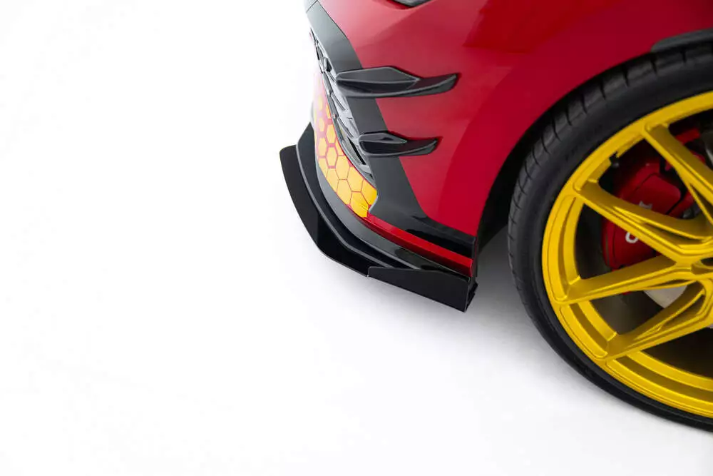 Street Pro Front Splitter + Flaps Volkswagen Golf Gti Clubsport Mk8 Facelift - Image 5