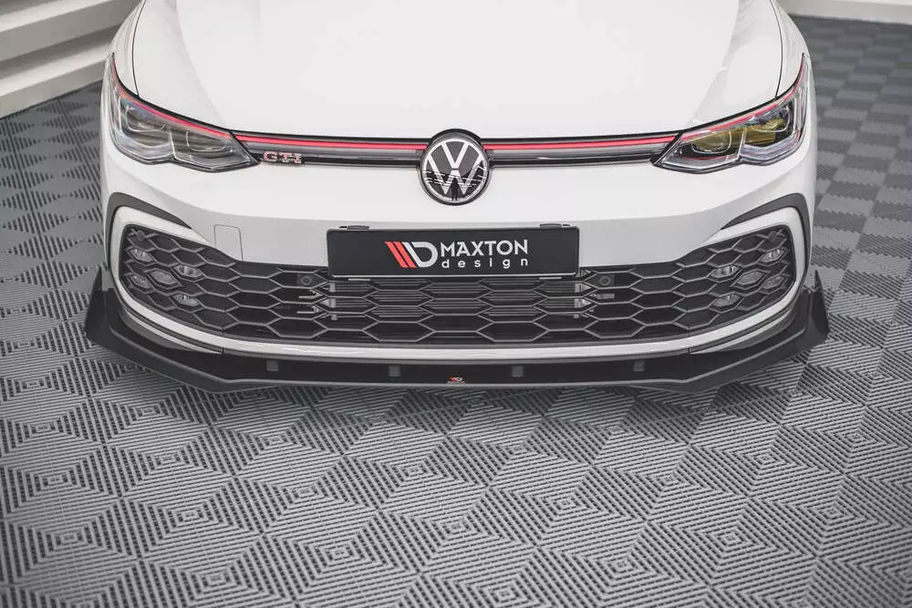 Street Pro Front Splitter + Flaps Volkswagen Golf Gti / Gte / Gtd / R-line Mk8
