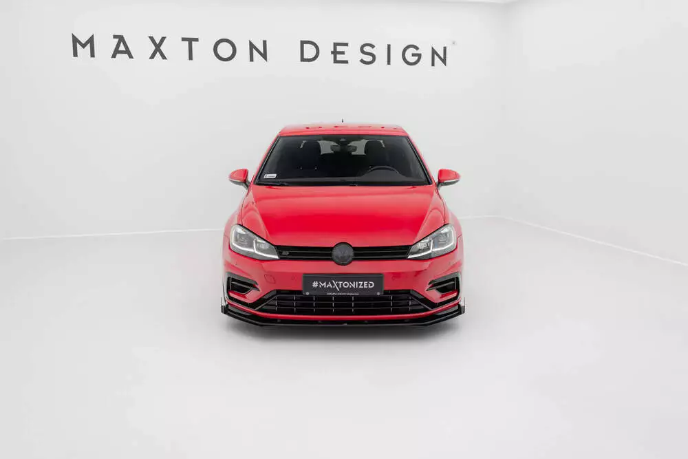 Street Pro Front Splitter + Flaps Volkswagen Golf R / R-line Mk7 Facelift - Image 2